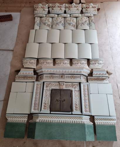 Kakelugn - Modell Kolonn 70